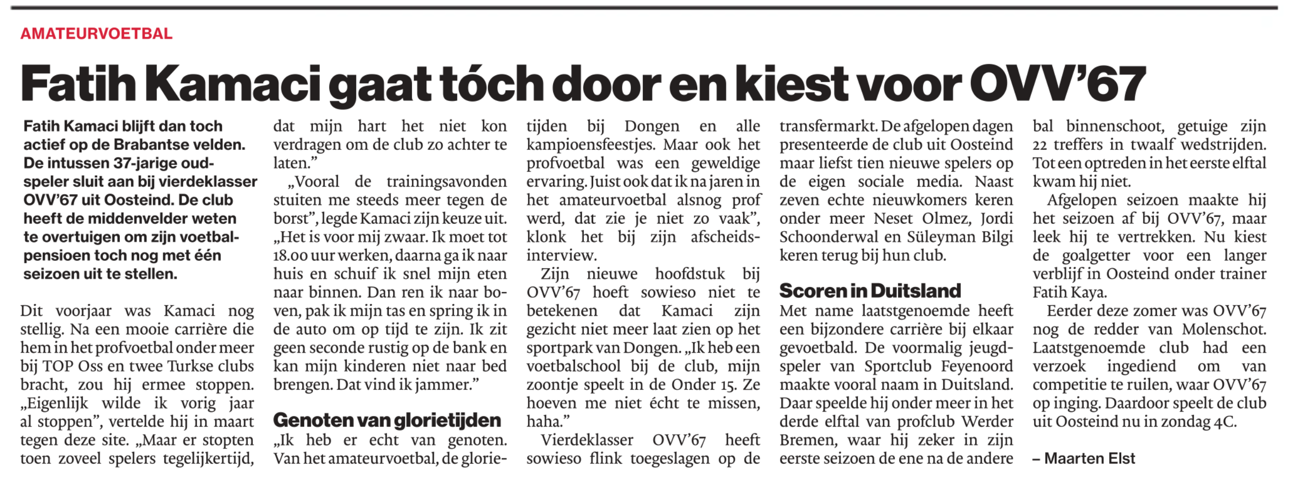 Nieuws over Heren 1